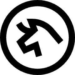 Uniswap Circle Icon from Sharp Line Set