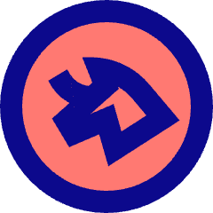 Uniswap Circle Icon from Sharp Pop Set