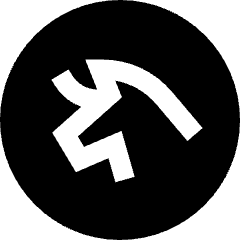 Uniswap Circle Icon from Sharp Solid Set