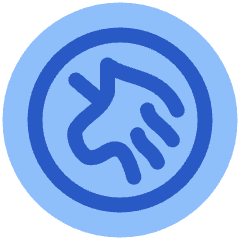 Uniswap Circle Icon from Plump Flat Set