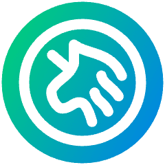 Uniswap Circle Icon from Plump Gradient Set