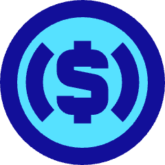 Usdc Circle Icon from Sharp Pop Set