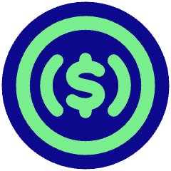 Usdc Circle Icon from Plump Pop Set