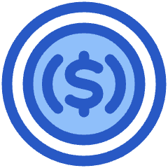 Usdc Circle Icon from Plump Duo Set