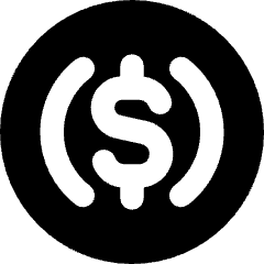 Usdc Circle Icon from Core Solid Set