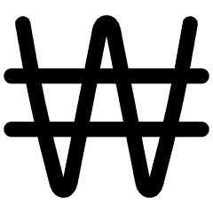 Won Icon from Flex Line Set