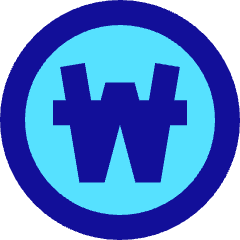 Won Circle Icon from Sharp Pop Set