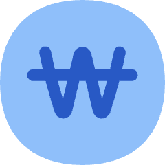 Won Circle Icon from Flex Flat Set
