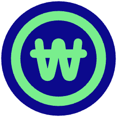 Won Circle Icon from Plump Pop Set