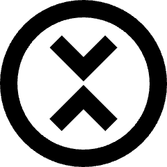 Xrp Circle Icon from Sharp Remix Set