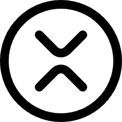 Xrp Circle Icon from Core Line Set