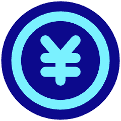 Yuan Circle Icon from Plump Pop Set