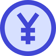 Yuan Circle Icon from Sharp Duo Set
