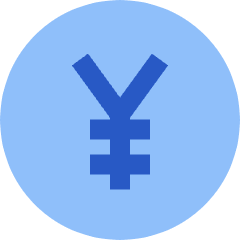Yuan Circle Icon from Sharp Flat Set