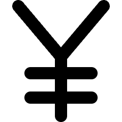 Yuan Currency Icon from Micro Line Set