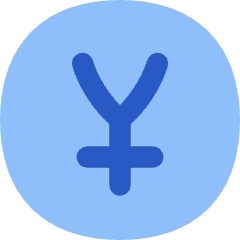 Yuan Yen Circle Icon from Flex Flat Set
