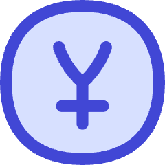 Yuan Yen Circle Icon from Flex Duo Set