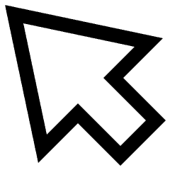 Arrow Cursor 1 Icon from Sharp Line Set