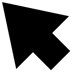 Arrow Cursor 1 Icon from Sharp Solid Set