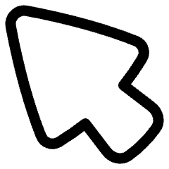 Arrow Cursor 1 Icon from Plump Line Set