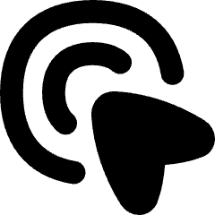 Arrow Cursor Click 1 Icon from Flex Solid Set
