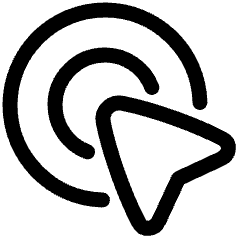 Arrow Cursor Click 1 Icon from Plump Line Set