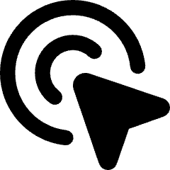 Arrow Cursor Click 1 Icon from Core Remix Set