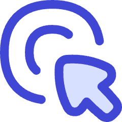 Arrow Cursor Click 2 Icon from Flex Duo Set