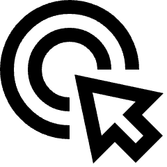 Arrow Cursor Click 2 Icon from Sharp Line Set