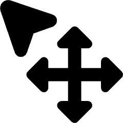 Arrow Cursor Move Icon from Core Solid Set
