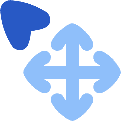 Arrow Cursor Move Icon from Flex Flat Set