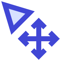 Arrow Cursor Move Icon from Sharp Duo Set