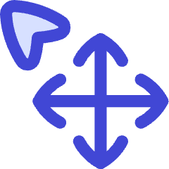Arrow Cursor Move Icon from Flex Duo Set
