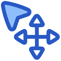 Arrow Cursor Move Icon from Plump Duo Set