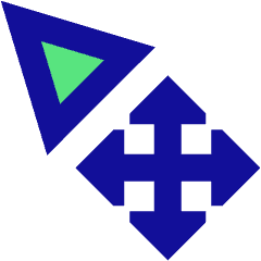 Arrow Cursor Move Icon from Sharp Pop Set