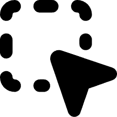 Cursor Area Selection 1 Icon from Core Solid Set