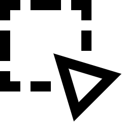 Cursor Area Selection 1 Icon from Sharp Line Set