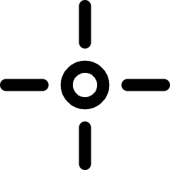 Cursor Crosshair Icon from Core Line Set