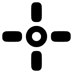 Cursor Crosshair Icon from Plump Remix Set