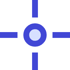 Cursor Crosshair Icon from Sharp Duo Set