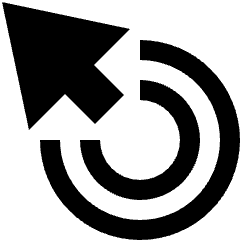 Cursor Drag Click Icon from Sharp Solid Set