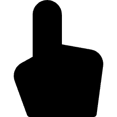 Cursor Hand Icon from Micro Solid Set