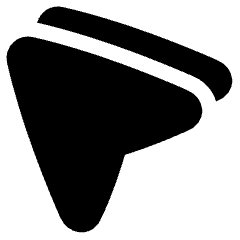 Double Arrow Cursor Icon from Plump Solid Set