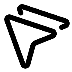 Double Arrow Cursor Icon from Core Line Set