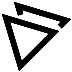Double Arrow Cursor Icon from Sharp Line Set