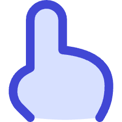 Hand Cursor Icon from Flex Duo Set