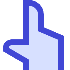 Hand Cursor Icon from Sharp Duo Set