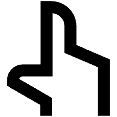Hand Cursor Icon from Sharp Remix Set