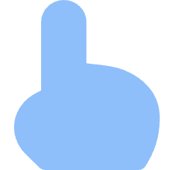 Hand Cursor Icon from Flex Flat Set