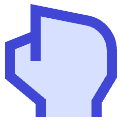 Hand Grab Icon from Sharp Duo Set